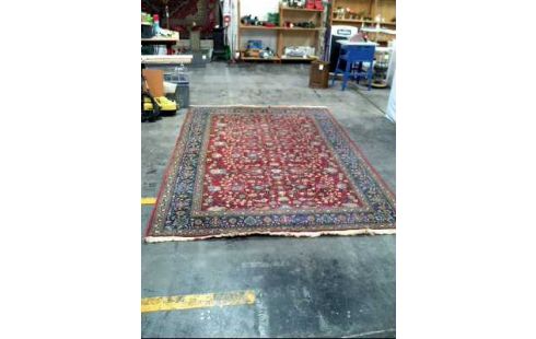 TEPPICH ORIENTALISCH GEMUSTERT ROT BLAU