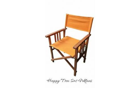 GARTENSTUHL ORANGE STOFF