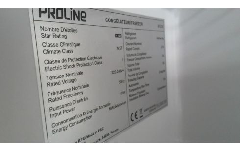 DIEPVRIESKAST PROLINE BPZ36 TAFELMODEL