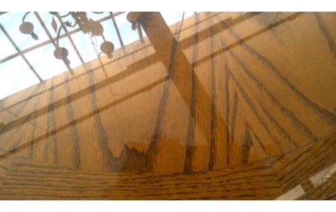 WOHNZIMMERTISCH 1 RUND EICHE EIS