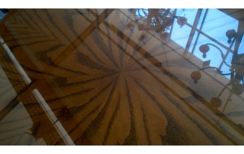 WOHNZIMMERTISCH 1 RUND EICHE EIS