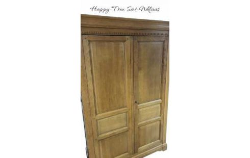 KLEIDERSCHRANK 1 2 TÜREN RUSTIKAL MASSIV EICHE