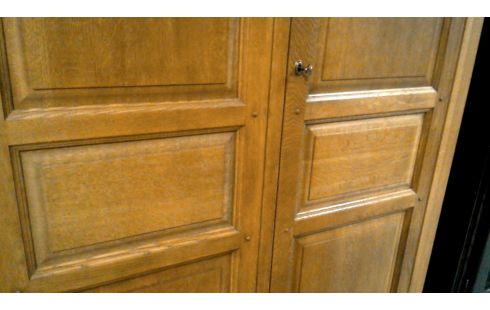 KLEIDERSCHRANK 1 2 TÜREN RUSTIKAL MASSIV EICHE