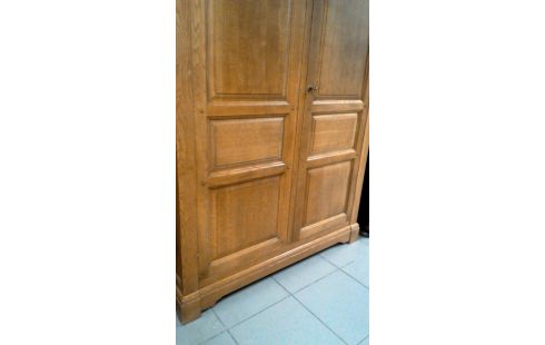 KLEIDERSCHRANK 1 2 TÜREN RUSTIKAL MASSIV EICHE