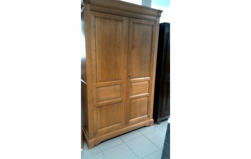 KLEIDERSCHRANK 1 2 TÜREN RUSTIKAL MASSIV EICHE