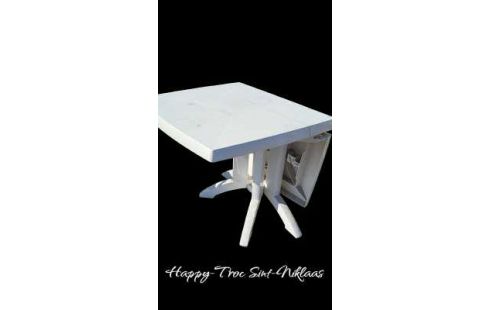 GARTENTISCH KLAPPBAR WEISS