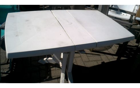 GARTENTISCH KLAPPBAR WEISS