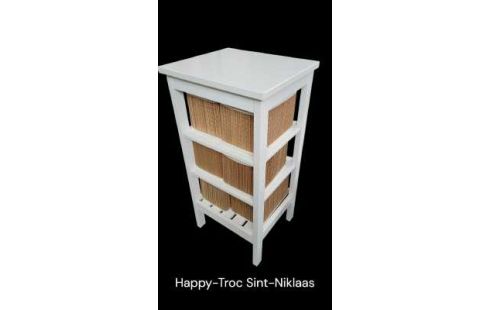 CAISSON, , ETAGERE IKEA BLANCHE