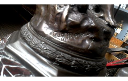 STATUE BRONZE DEDICACE MOREAU