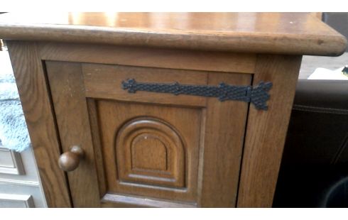 NACHTTISCH 1 TÜR DAS STÜCK EICHE RUSTIKAL