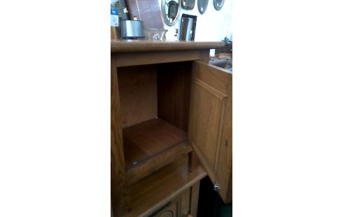 NACHTTISCH 1 TÜR DAS STÜCK EICHE RUSTIKAL