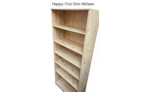 ETAGERE BIBLIOTHEQUE PIN LOOK