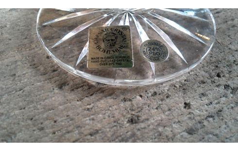 VASE BOHEME CRISTAL VERTE BISAUTE