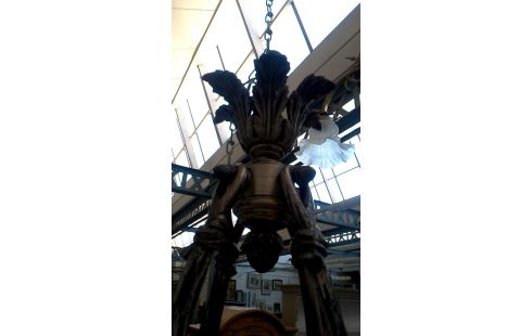 LÁMPARA DE TECHO BRONCE MET HIELO PLOMO