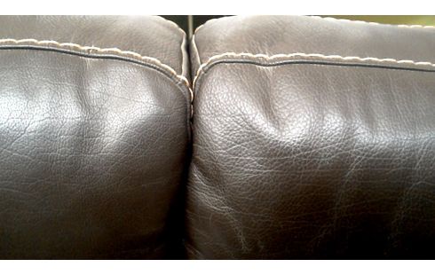 WOHNZIMMER BRAUN BÜFFEL LEDER