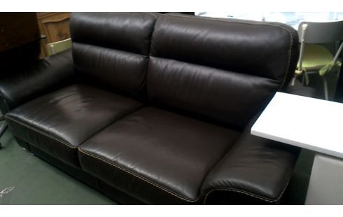 WOHNZIMMER BRAUN BÜFFEL LEDER