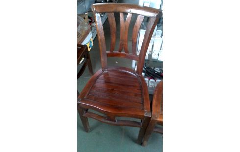 6 STÜHLE KOLONIAL TEAKHOLZ