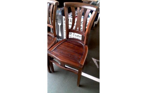 6 STÜHLE KOLONIAL TEAKHOLZ