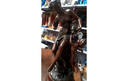 BEELD ZAMAK AMOUR A LA SOURCE MOREAU