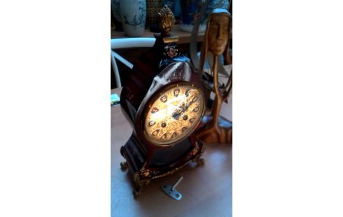 RELOJ 1 BURDEOS COBRE