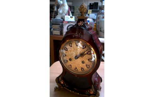RELOJ 1 BURDEOS COBRE