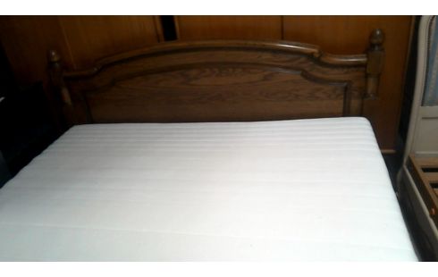 LIT 160X200 CHENE MET, , MATELAS
