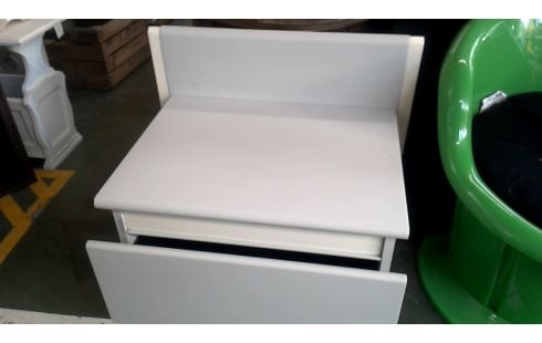 NACHTKASTJE PER STUK 1 LADE WIT GRIJS