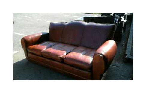 CANAPE CUIR CLUB 3PLACES