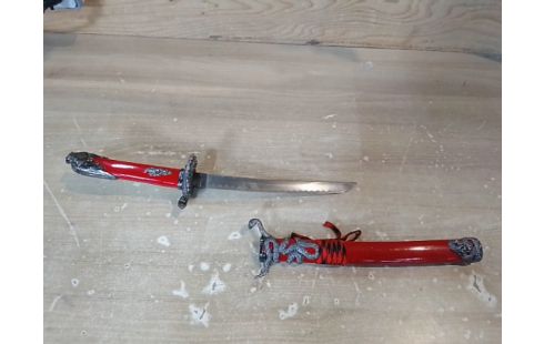 KATANA SERPENT ROUGE 56CM