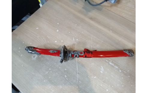 KATANA SERPENT ROUGE 56CM