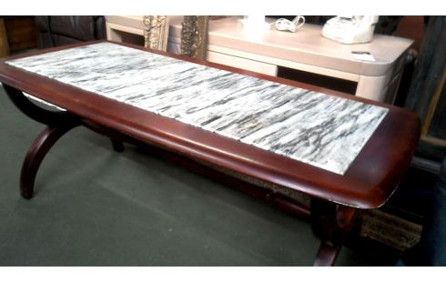 WOHNZIMMERTISCH 1 IM VINTAGE-STIL MARMORSTEIN