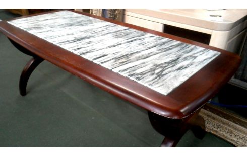 WOHNZIMMERTISCH 1 IM VINTAGE-STIL MARMORSTEIN