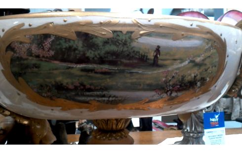 FUENTE PORCELANA COBRE