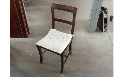 CHAISE TECK FONCE LOT 4