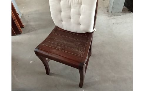 CHAISE TECK FONCE LOT 4