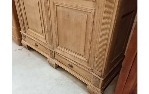 GARDE ROBES CHARLES X 19 EME CHENE DÉCAPÉ