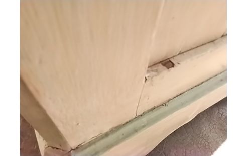 ARMOIRE 2 PORTES DECO PEINTE+cle