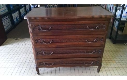 COMMODE RUSTIQUE 4 TIROIRS