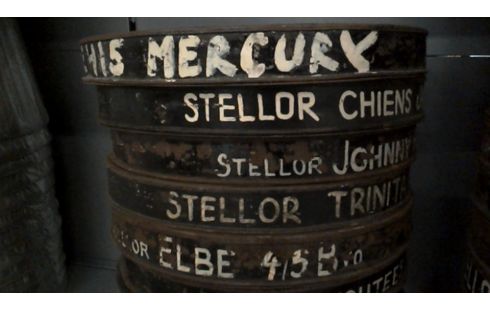 FILMROL DOOS GROOT IN METAAL MET TEKST