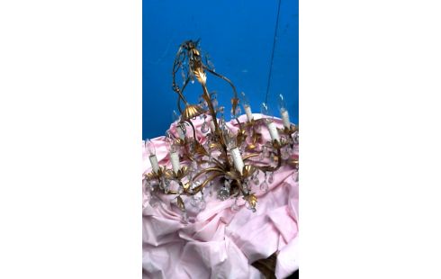 KRONLEUCHTER, , SCHMIEDEEISEN