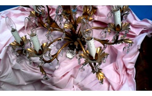 KRONLEUCHTER, , SCHMIEDEEISEN