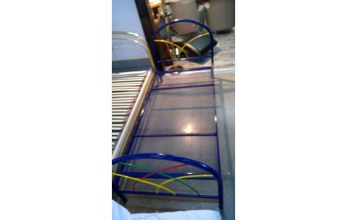 KINDERBED 90/200 MULTICOLOR/METAAL