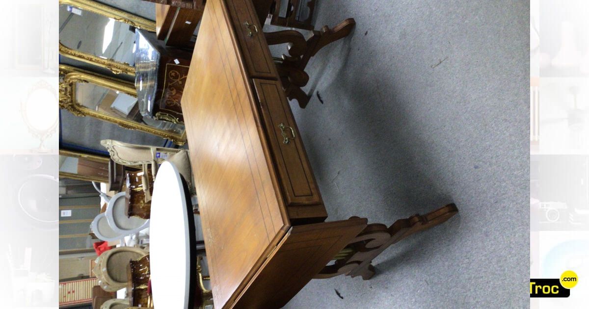Achat BUREAU A RABATS 2 TIROIRS MERSIER occasion - Jumet | Troc.com