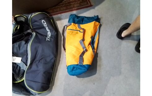 SAC A DOS DE RANDO ORANGE VERT