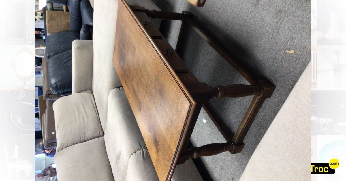 Table basse en bois carrée Harmonie