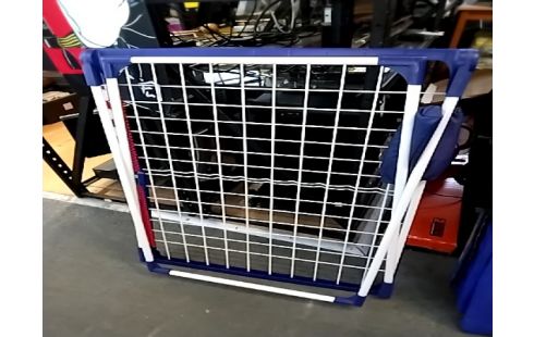 ETENDOIR A LINGE Blanc blue