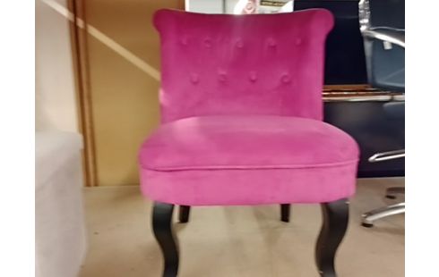 PETIT FAUTEUIL MAUVE TYPE VELOUR