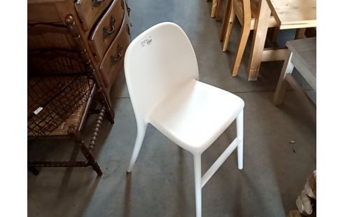 CHAISE HAUTE pvc blanc enfant