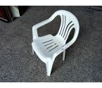 CHAISE ENFANT PVC BLANC