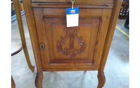 CHEVET 1 TIROIR 1 PORTE BOIS STYLE LOUIS XV